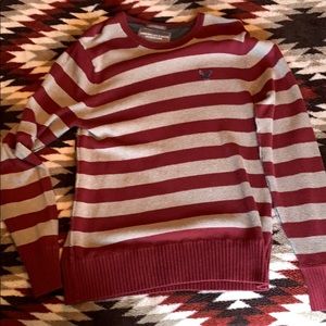 men’s ae vintage fit striped sweater